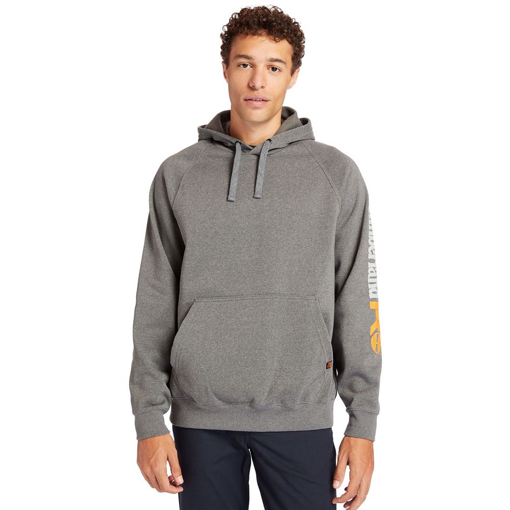 Sudadera Timberland Argentina Hombre - Pro® Hood Honcho Sport Hoodie - Gris Oscuro - JKHDFI-763